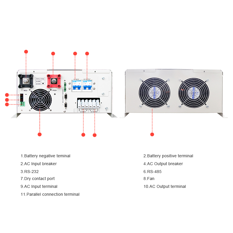 110V/220V 48V 태양광 컨버터 분리형 인버터  - Split Phase Inverter 10Kw 110V 220V 리뷰 및 가격