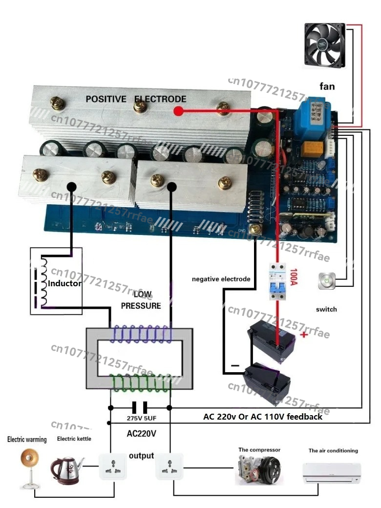 12v 24v 36v 48V 60v 72v DC에서 A - Pure Sine Wave Inverter Board 24V 48V 리뷰 및 가격