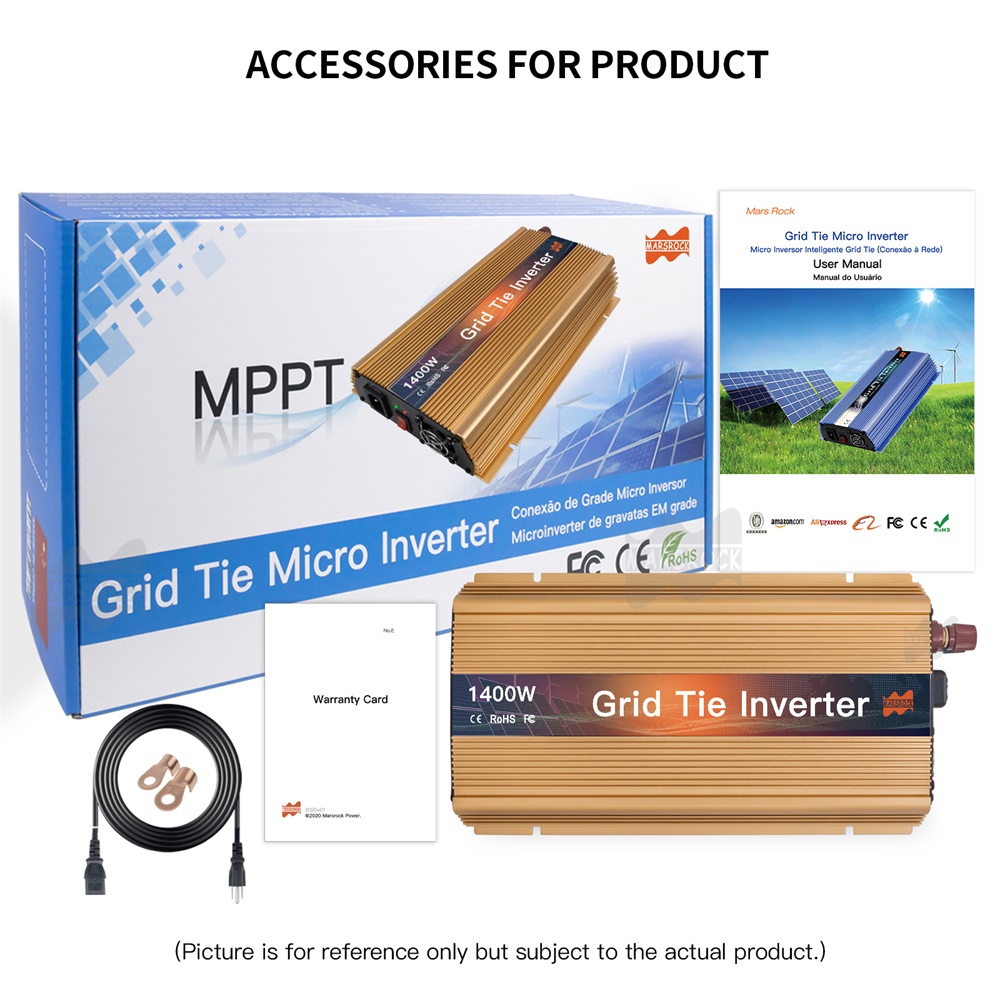 1000-1400W 그리드 타이 마이크로 태양광 인버터 - Micro Inverter 1400W Solar Grid Tie 리뷰 및 가격