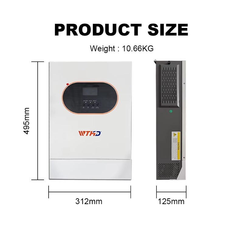 6.2KW 단상 오프그리드 태양광 하이브리드 인버터 4 - Off Grid Solar Inverter 48V 6000W 리뷰 및 가격