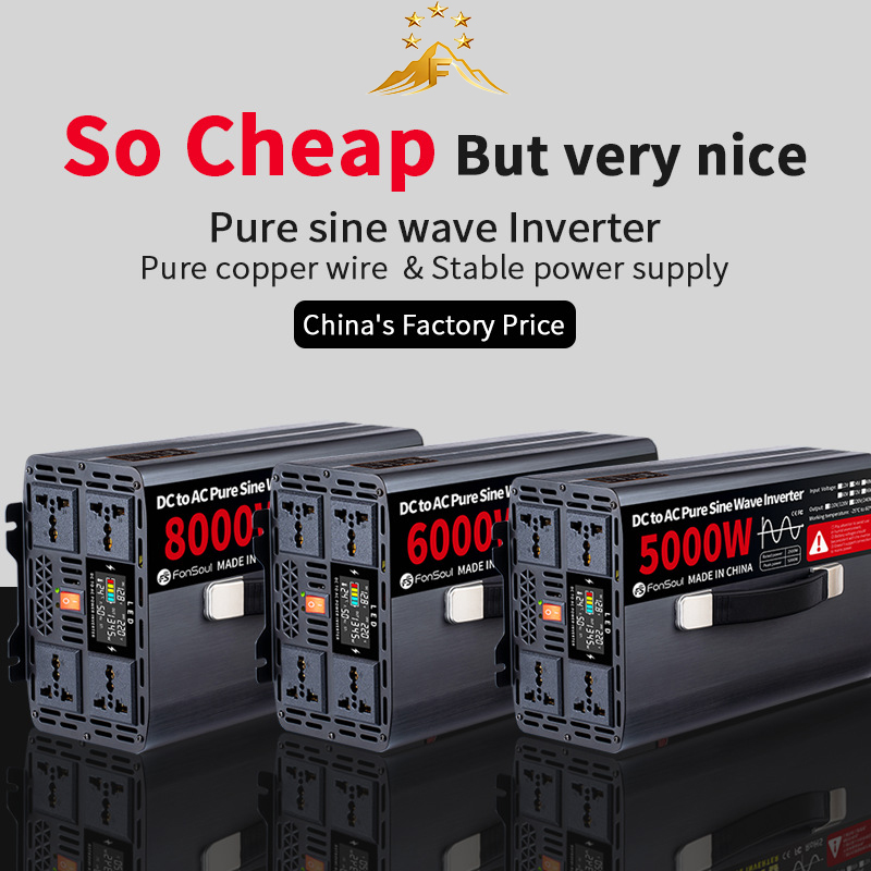 휴대용 순수 정현파 오프그리드 인버터 5000W 600 - Pure Sine Wave Inverter 5000W 48V 220V 리뷰 및 가격