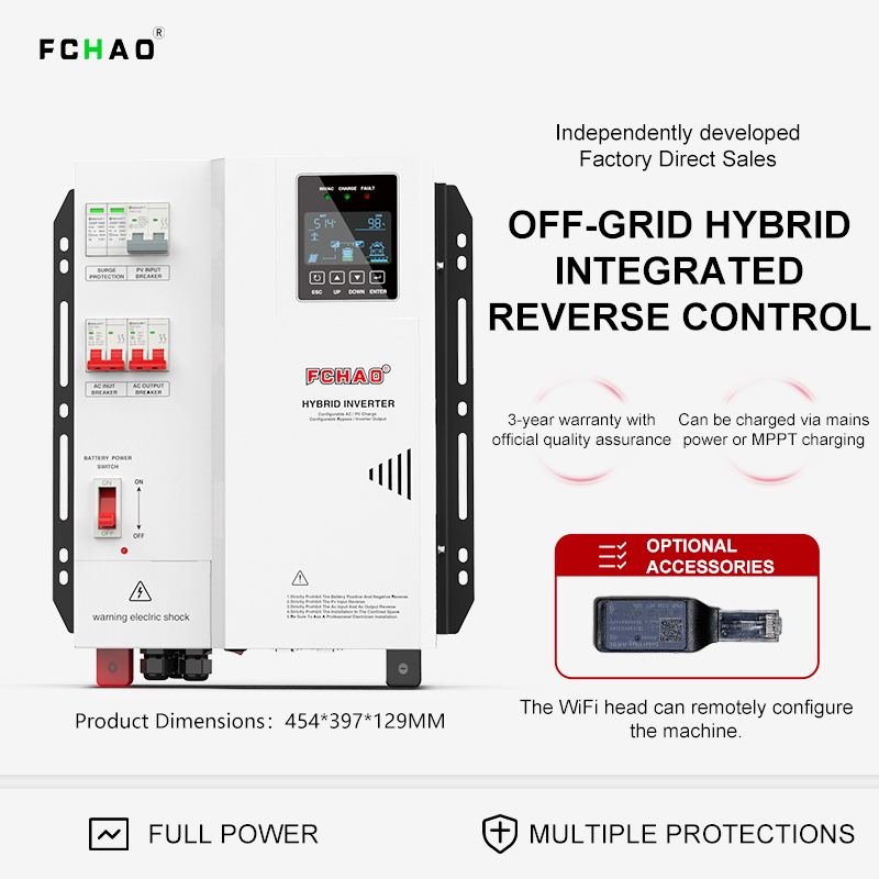 Fchao 태양광 하이브리드 인버터 3KW 4KW 5. - Hybrid Solar Inverter 5.5Kw Mppt 48V 리뷰 및 가격