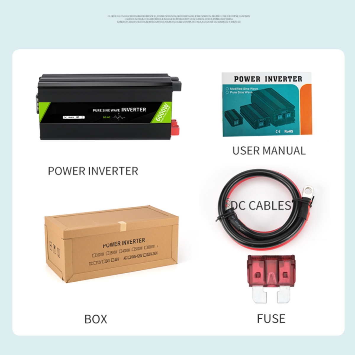 마이아미 5000w 12v 24v 48v DC-AC 순 - Pure Sine Wave Inverter 5000W 48V 220V 리뷰 및 가격