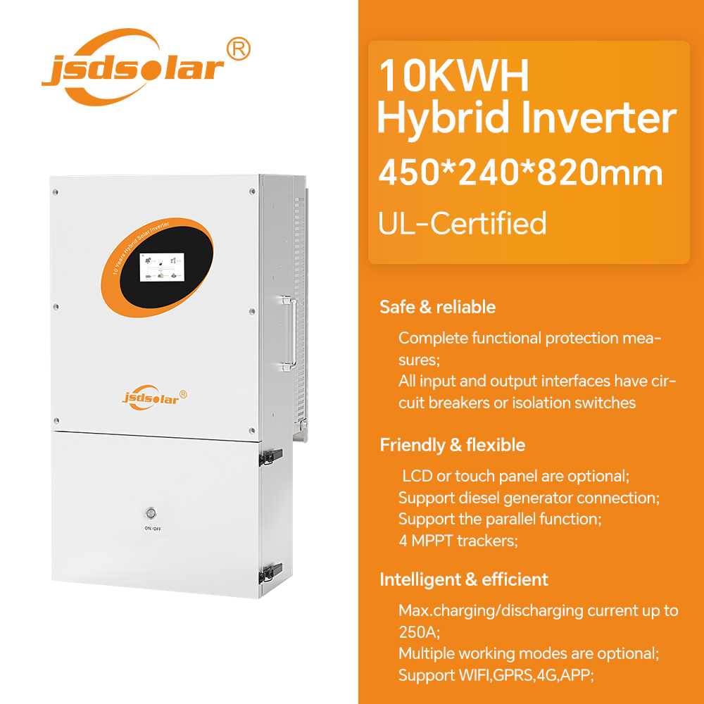 Jsdsolar 10kW 하이브리드 태양광 인버터 태양 - Split Phase Inverter 10Kw 110V 220V 리뷰 및 가격