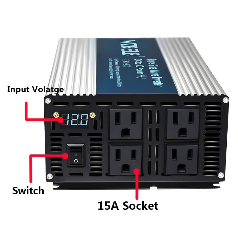 3000W 순수 사인파 인버터 12V 24V 36V 4 - Inverter Pure Sine Wave 60Hz 120V 3000W 리뷰 및 가격