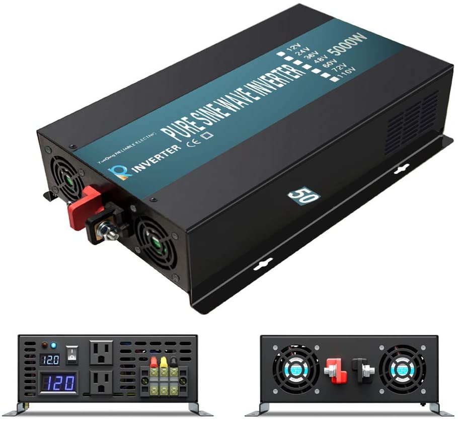 순수 사인파 인버터 5000W 24V 220V 보조베터 - Pure Sine Wave Inverter 5000W 48V 220V 리뷰 및 가격