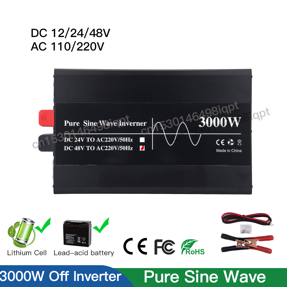 3000W 12V 24V 48V 그리드 넥타이 인버터  - Lifepo4 Solar Inverter 24V 3000W 리뷰 및 가격