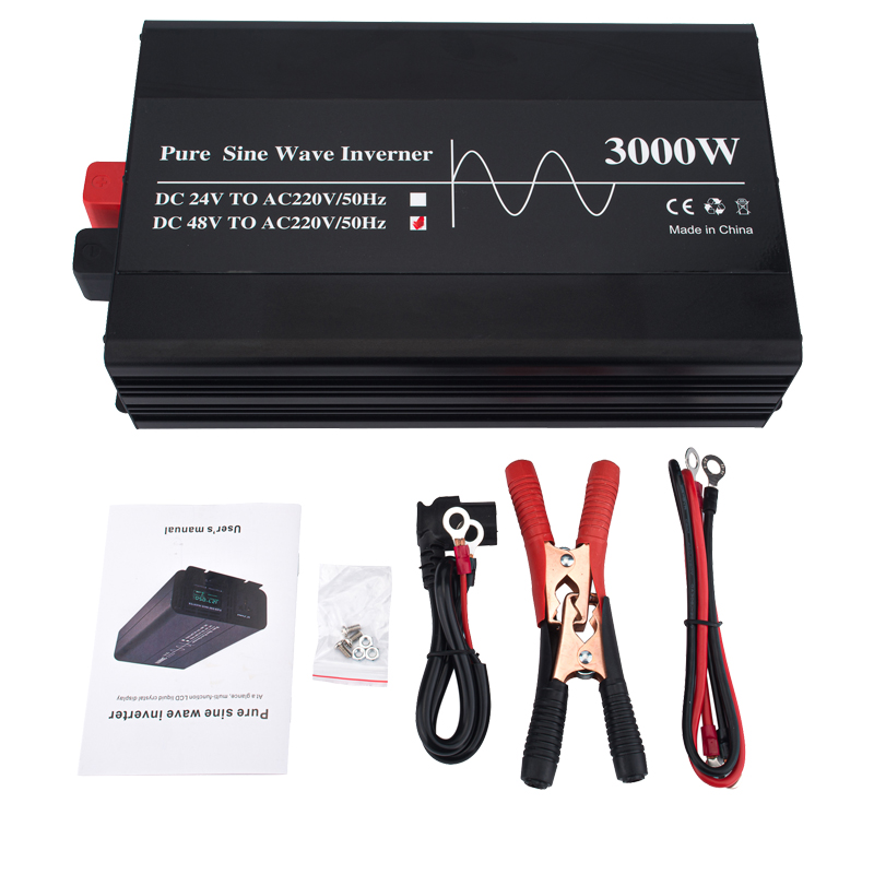 3000W 12V 24V 48V 그리드 넥타이 인버터  - Lifepo4 Solar Inverter 24V 3000W 리뷰 및 가격