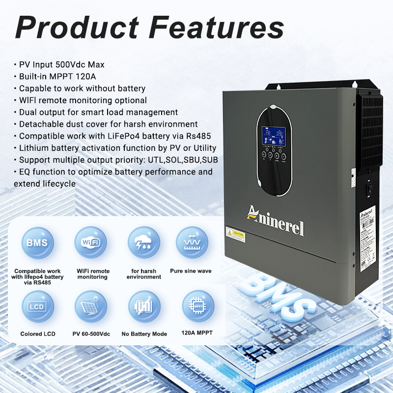 아니네렐 4200W 3KW 120V 하이브리드 인버터  - Inverter Pure Sine Wave 60Hz 120V 3000W 리뷰 및 가격