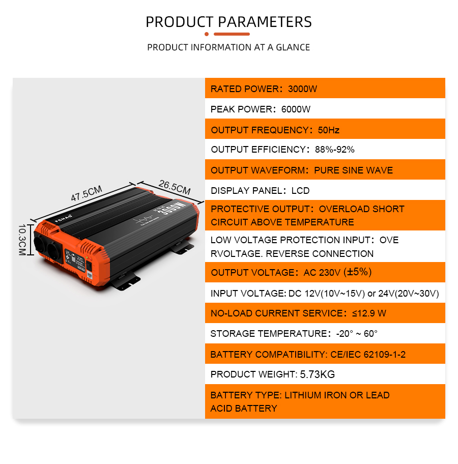 순수 정현파 오프그리드 인버터 (12V 24V 48V  - Off Grid Solar Inverter 48V 6000W 리뷰 및 가격