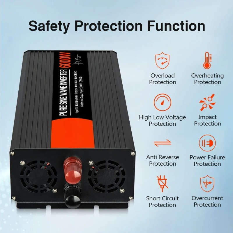 순수 정현파 태양광 인버터 DC 12V 24V 48V  - Pure Sine Wave Inverter 5000W 48V 220V 리뷰 및 가격