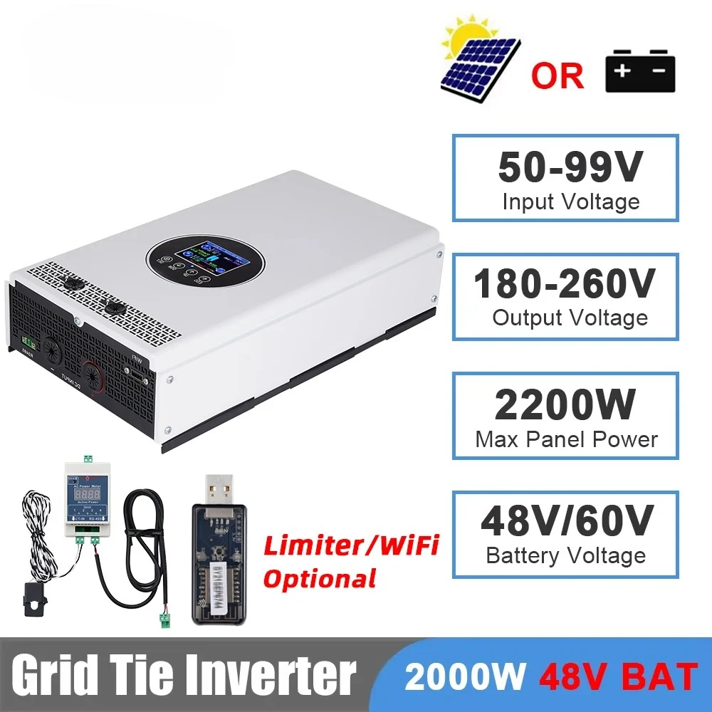 2000W 1500W 그리드 타이 인버터 입력 55-9 - Grid Tie Inverter Limiter 2000W 리뷰 및 가격
