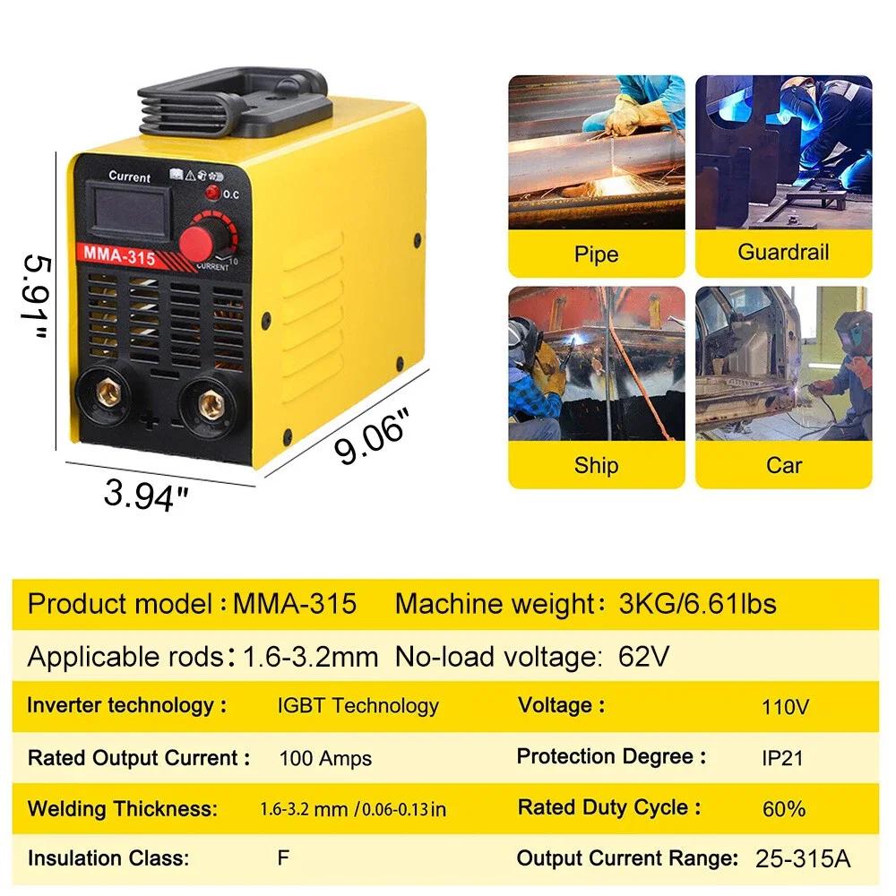110V 300A 미니 IGBT 아크 용접기, 휴대용  - Inverter Welding Machine Igbt 300A 리뷰 및 가격