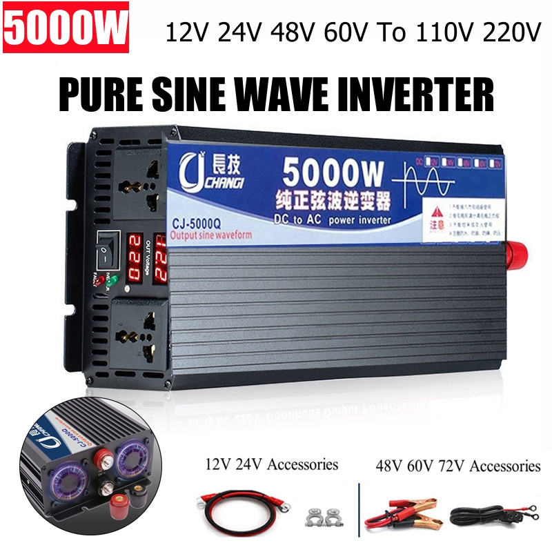 4000W/5000W/5500W/3000W 순수 사인파 - Inverter Pure Sine Wave 60Hz 120V 3000W 리뷰 및 가격