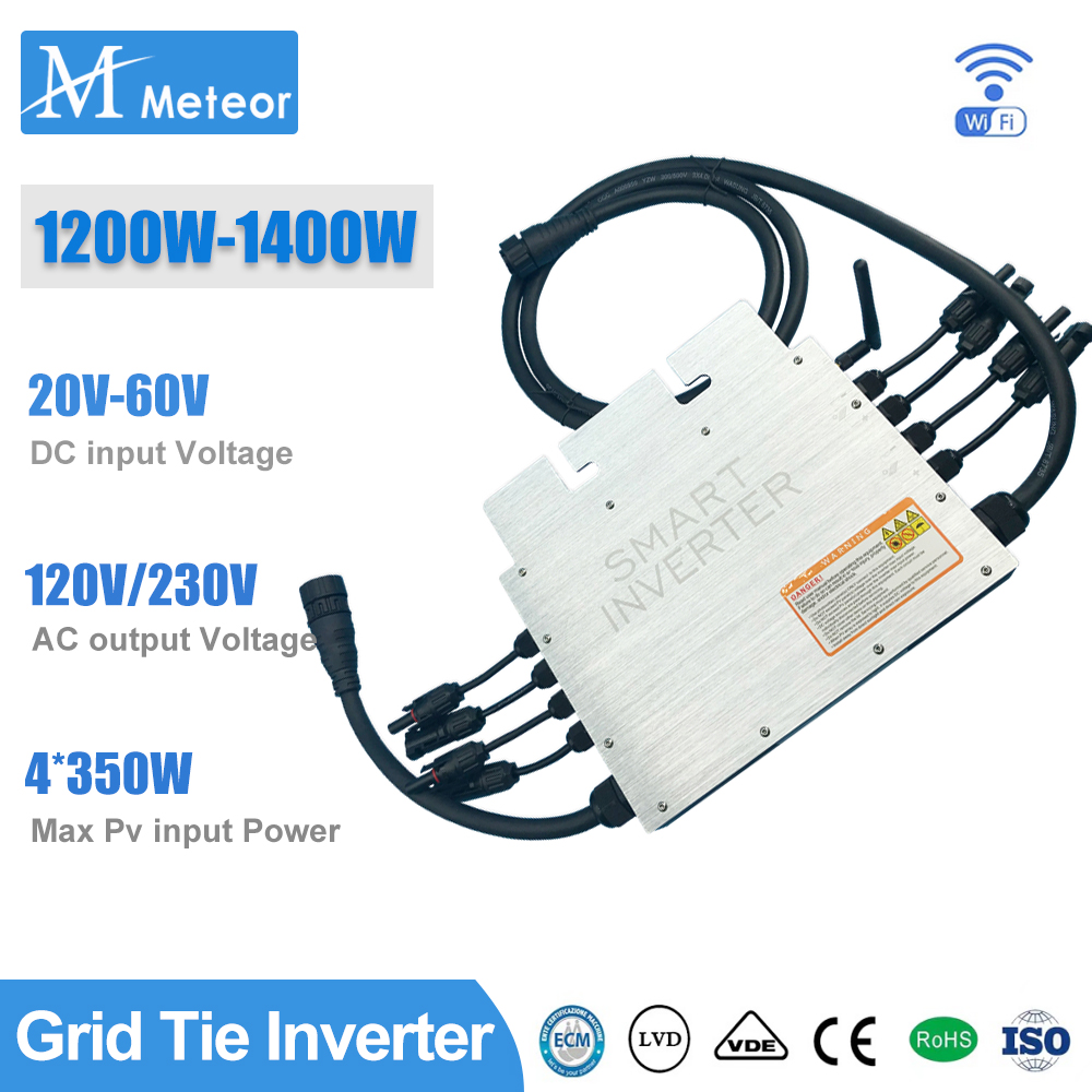 태양광 그리드 타이 마이크로 인버터, 와이파이 스마트  - Micro Inverter 1400W Solar Grid Tie 리뷰 및 가격