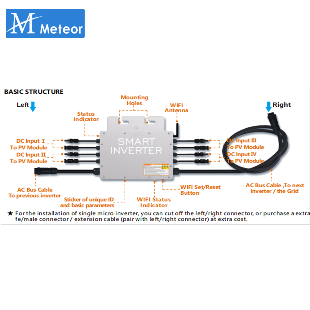 태양광 그리드 타이 마이크로 인버터, 와이파이 스마트  - Micro Inverter 1400W Solar Grid Tie 리뷰 및 가격