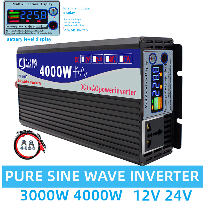 순수 사인파 인버터 12v 220v 48v 110v 3 - Inverter Pure Sine Wave 60Hz 120V 3000W 리뷰 및 가격
