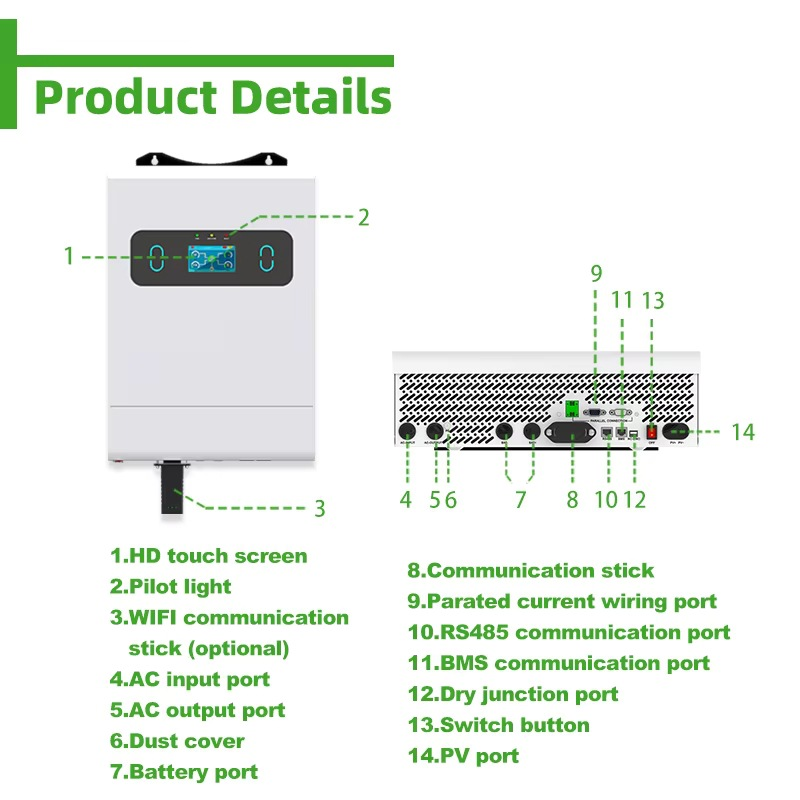 6KW 8KW 10KW 11KW 하이브리드 태양광 인버 - Split Phase Inverter 10Kw 110V 220V 리뷰 및 가격