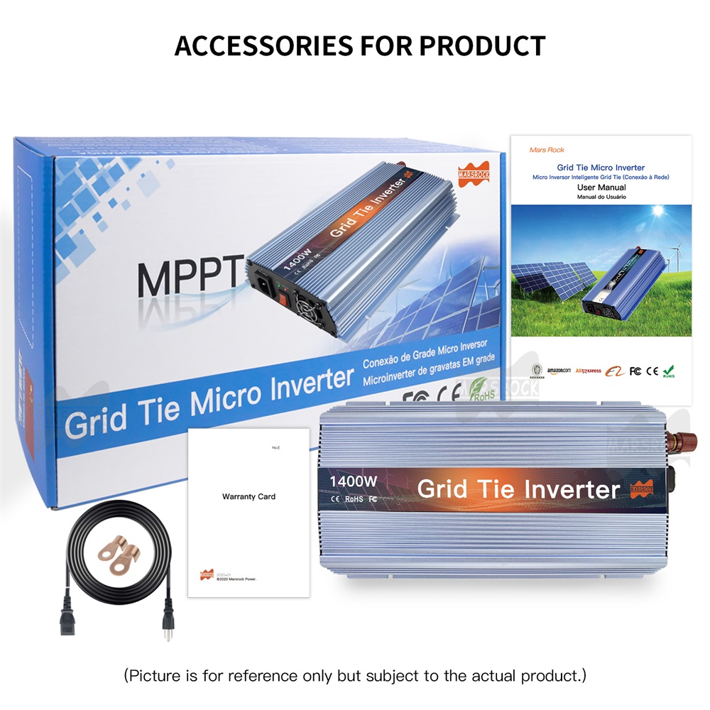 1000-1400W 그리드 타이 마이크로 태양광 인버터 - Micro Inverter 1400W Solar Grid Tie 리뷰 및 가격