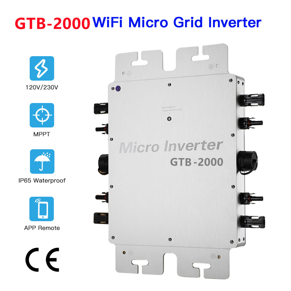 2000W 2400W 2800W 마이크로 인버터 110 - Grid Tie Inverter Limiter 2000W 리뷰 및 가격