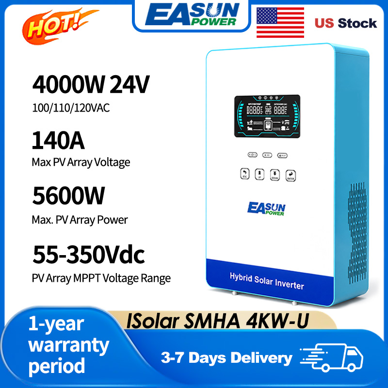 EASUN POWER 4KW 110V 오프 그리드 하이 - Grid Tie Inverter Limiter 2000W 리뷰 및 가격