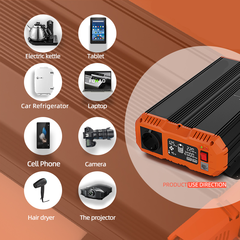 FCHAO 4000W 전원 순수 사인파 인버터, 200 - Power Inverter 12V 220V 4000W Continuous 리뷰 및 가격