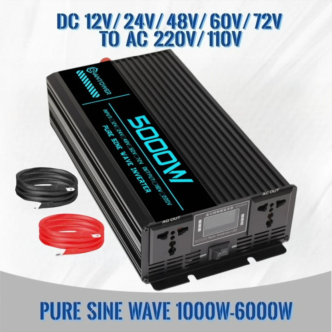 순수 사인파 인버터, DC 12V/24V/48V/60V - Pure Sine Wave Inverter 5000W 48V 220V 리뷰 및 가격