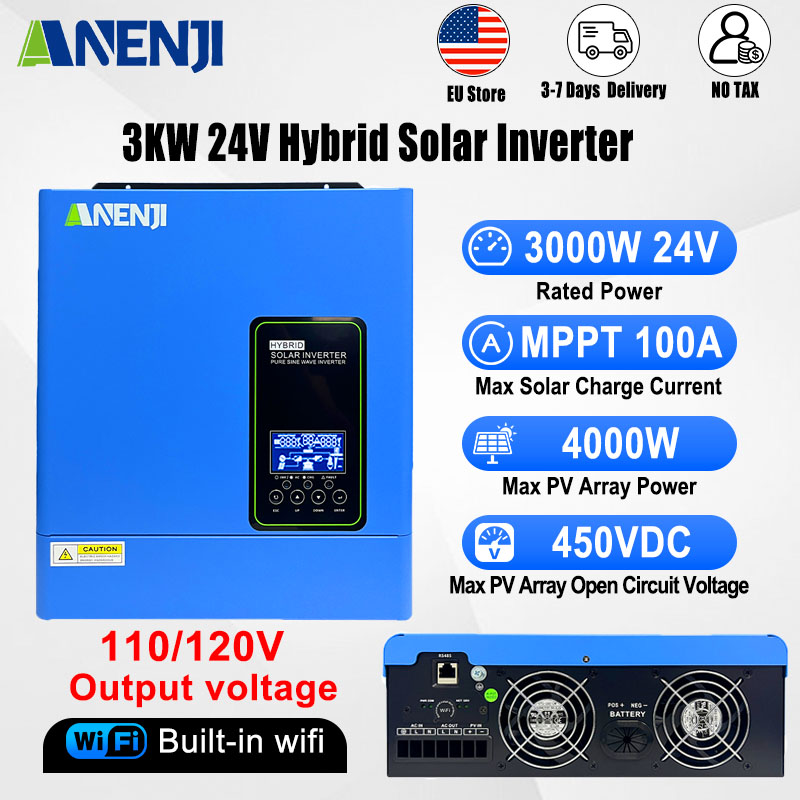 24V 3000W 120V 오프그리드 태양광 인버터 4 - Inverter Pure Sine Wave 60Hz 120V 3000W 리뷰 및 가격