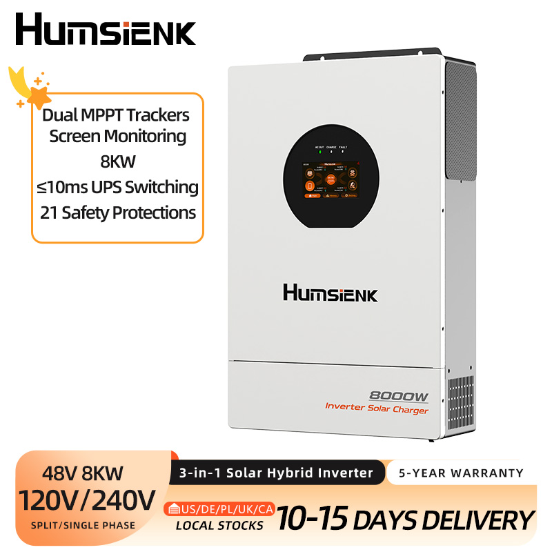 험시엔크 48V 8KW 3-in-1 태양광 하이브리드  - Mppt Hybrid Inverter 48V 8Kw 3 Phase 리뷰 및 가격