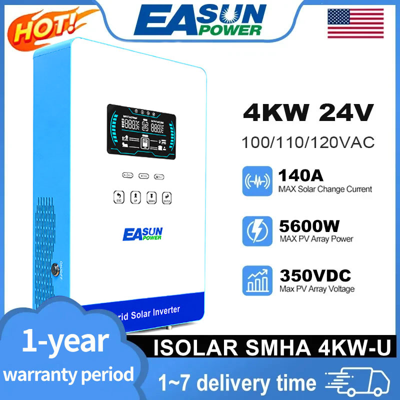 EASUN POWER 4000W 110V 오프그리드 하 - Grid Tie Inverter Limiter 2000W 리뷰 및 가격