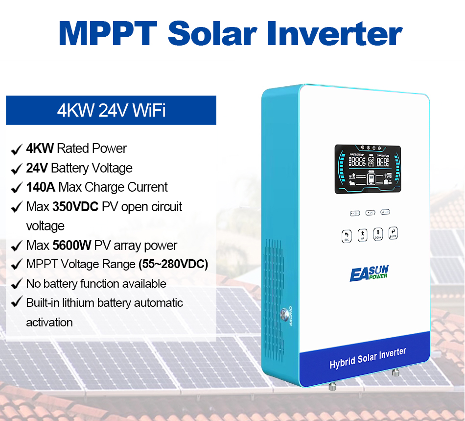 EASUN POWER 4000W 110V 오프그리드 하 - Grid Tie Inverter Limiter 2000W 리뷰 및 가격