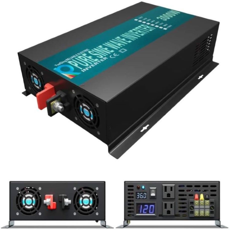 순수 사인파 인버터 3000W 태양 전지 패널 발전기  - Inverter Pure Sine Wave 60Hz 120V 3000W 리뷰 및 가격