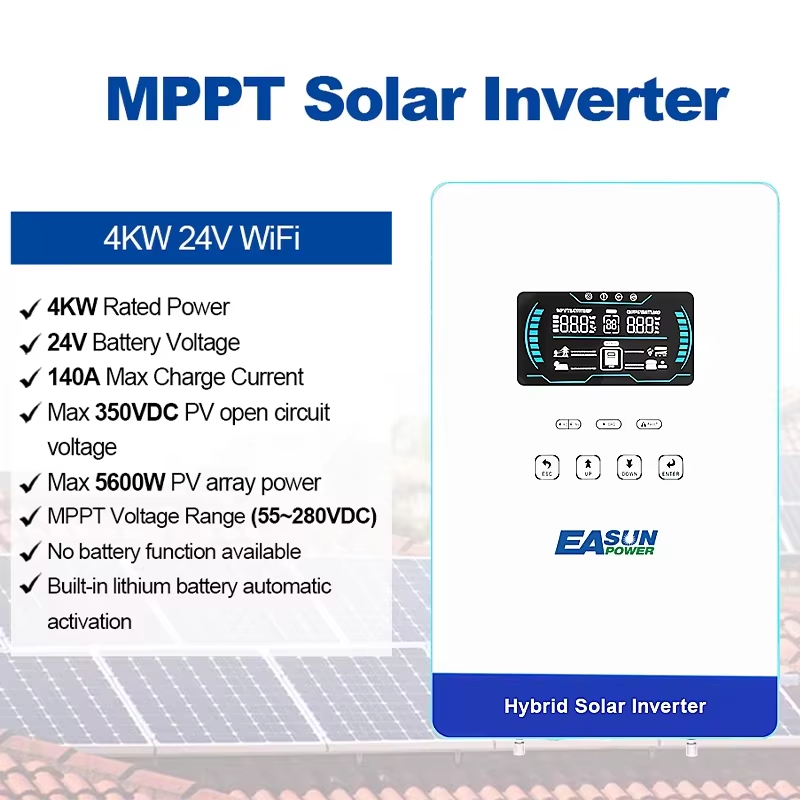 EASUN POWER 하이브리드 태양광 인버터 4KW  - Grid Tie Inverter Limiter 2000W 리뷰 및 가격
