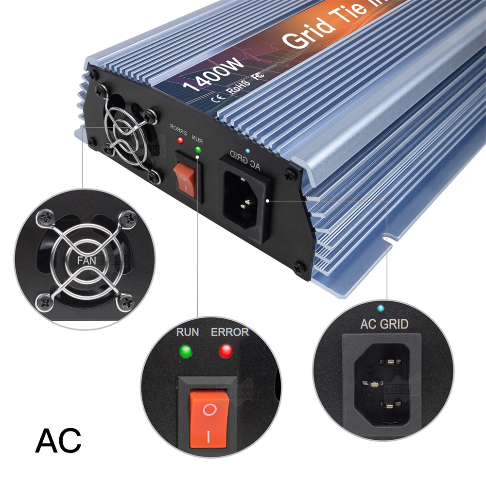 18V 24V 36V 1400W 태양광 그리드 타이 인 - Micro Inverter 1400W Solar Grid Tie 리뷰 및 가격